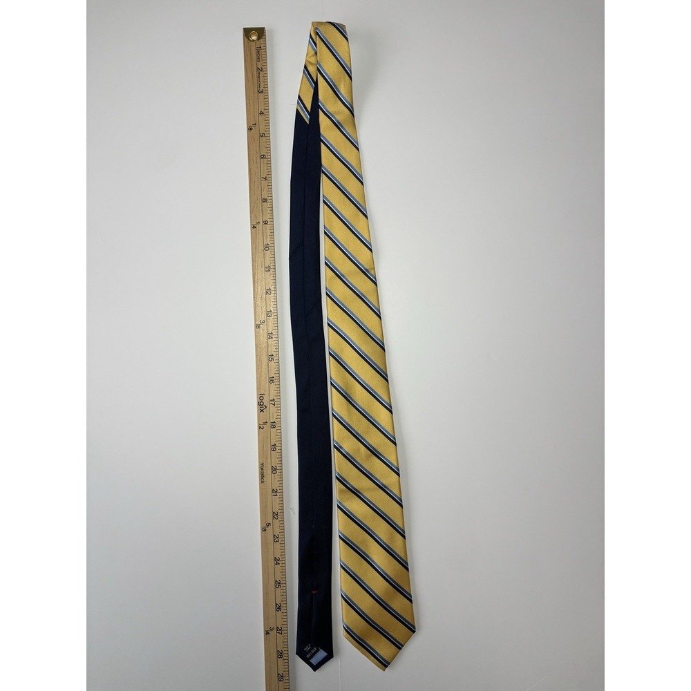 Tommy Hilfiger Tie Mens Lines Striped 100% Silk Workwear